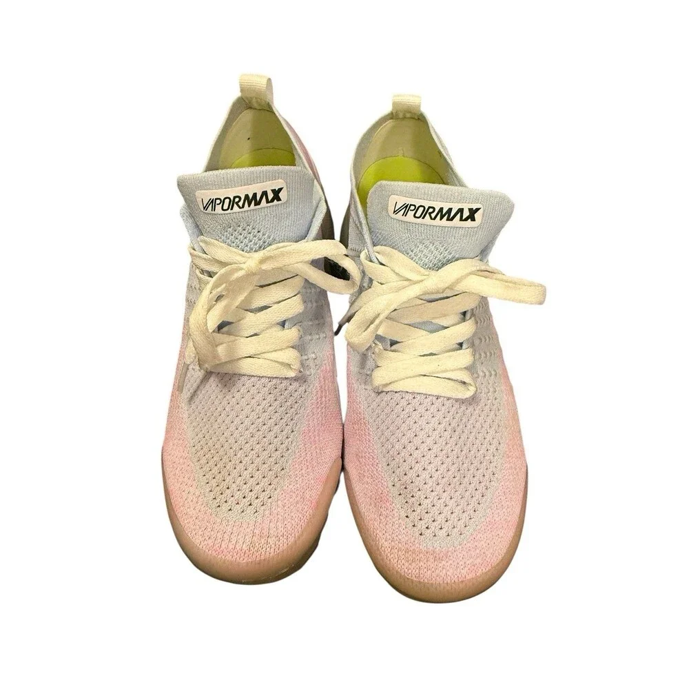 Nike Air Vapormax Flyknit 2 Hydrogen White/Pink‎ 942842-102 Size 8